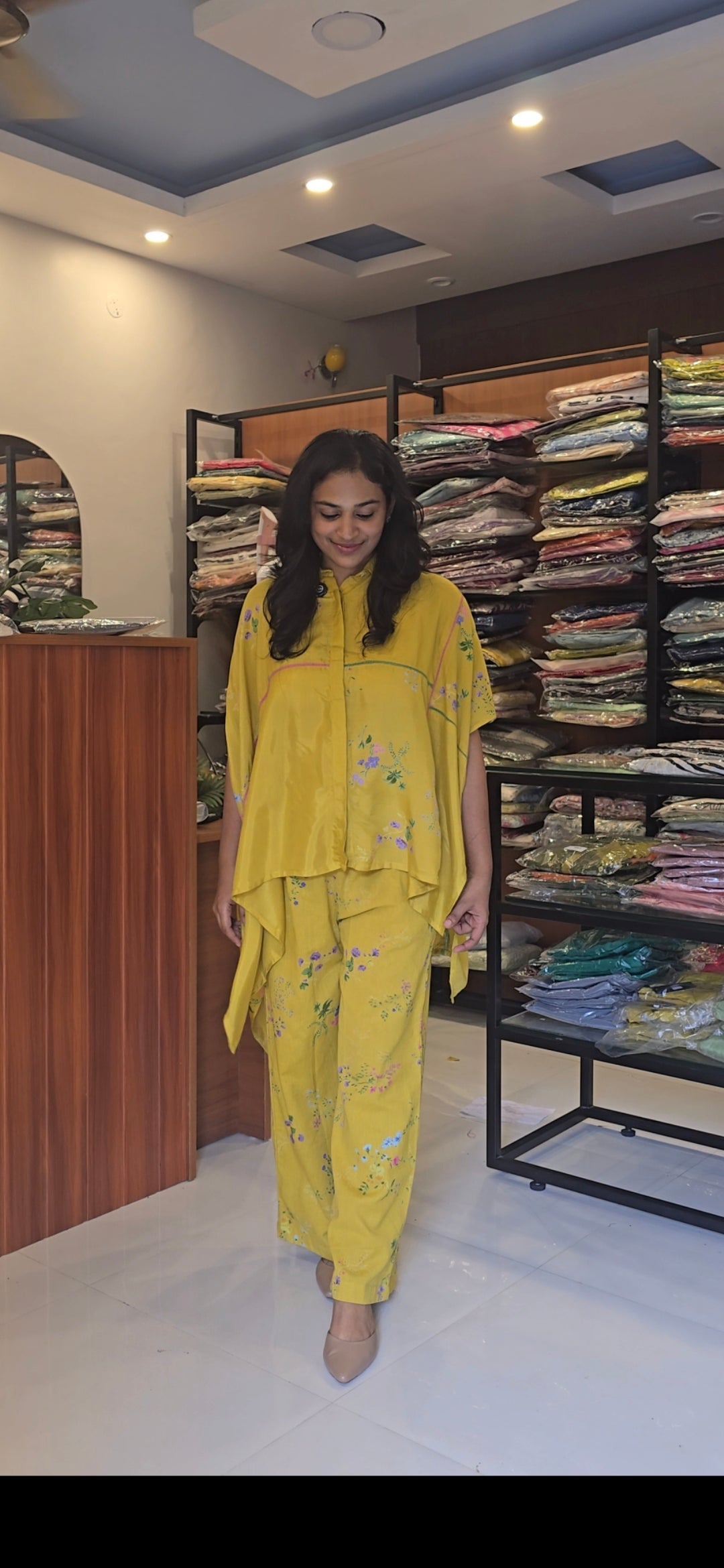 Sunlit Floral Set - Mustard Yellow