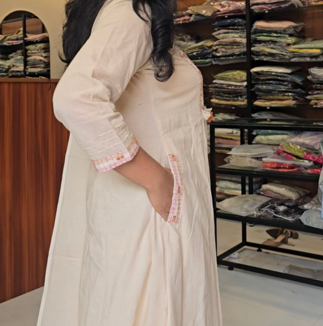 Ivory Aline Cotton Salwar set