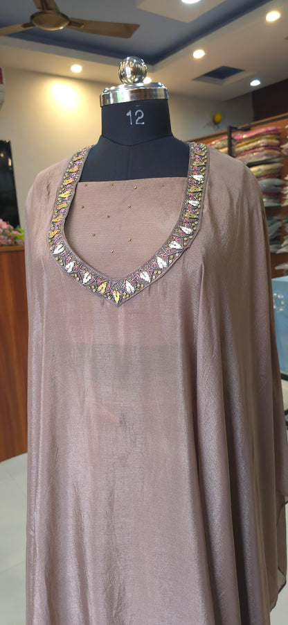 Beige Kaftan set
