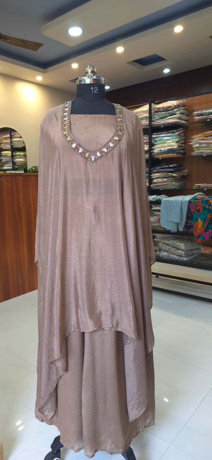 Beige Kaftan set