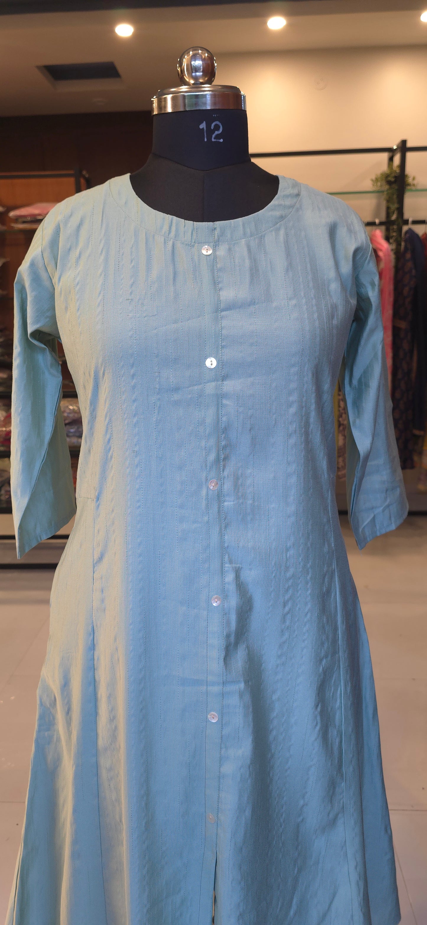 Mint Green Kurti Pant Set