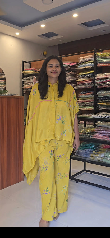 Sunlit Floral Set - Mustard Yellow