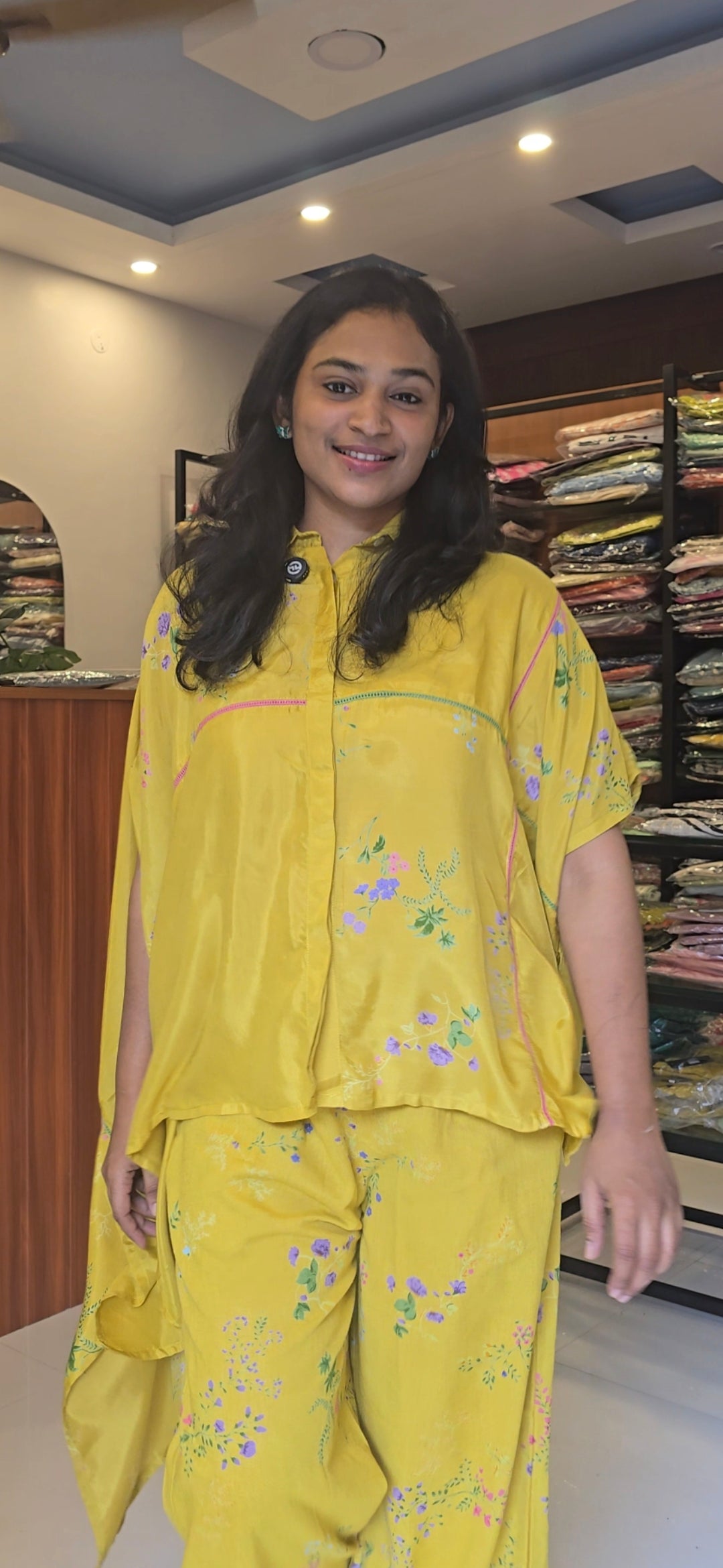 Sunlit Floral Set - Mustard Yellow