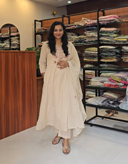 Ivory Aline Cotton Salwar set