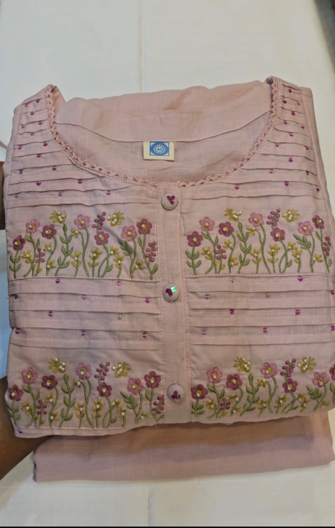 Pastel Pink Aline salwar sets